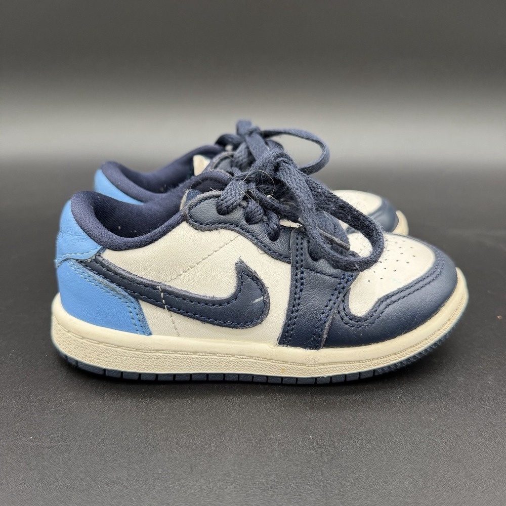 New Air Jordan 1 Retro Low OG Obsidian Size 8c Toddler FQ5435-400